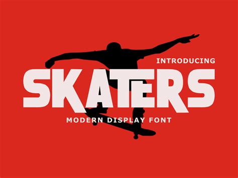 Roll Out Your Designs with Rad Skater Fonts for a Bold and Edgy Look